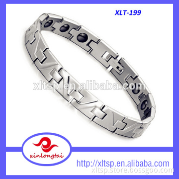 New Trendy Healthy Titanium Steel Magnetic Bracelets For Men